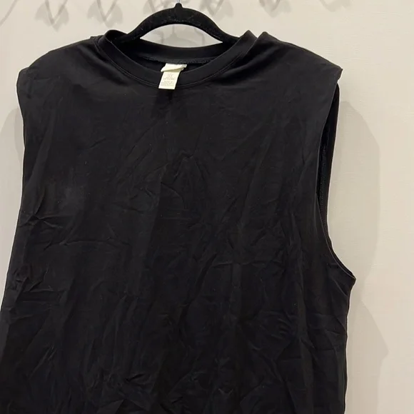 H&M Sleeveless T shirt Black Dress - Picture 3 of 4